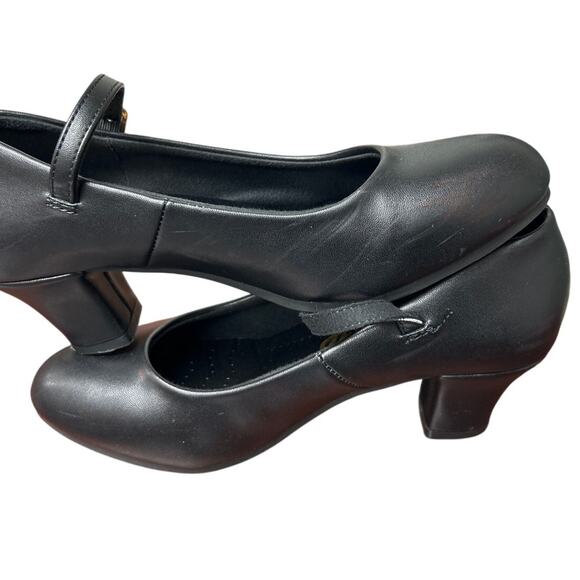 Bokimd Womens Size 7 Black Non-Slip Latin Salsa Dance 2.25" Heel Character Shoes - Picture 8 of 8